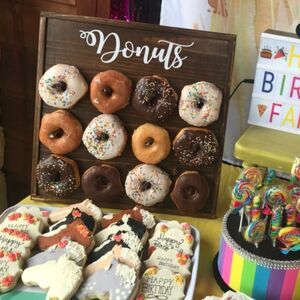 Custom-Made Tabletop Donut Holder